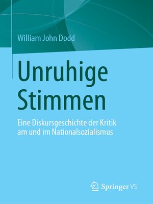 cover image of Unruhige Stimmen